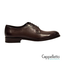 Carica l'immagine nel visualizzatore di Gallery, Scarpa Derby Sfoderata 116 Positano Ebano