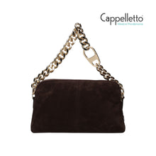 Carica l'immagine nel visualizzatore di Gallery, MICHELLE Borsa Small in Suede Dark Brown