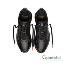 Carica l'immagine nel visualizzatore di Gallery, ROCKET Sneaker Uomo in Nappa Nera