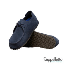 Carica l'immagine nel visualizzatore di Gallery, UTTI LACE Uomo Pelle Scamosciata Navy