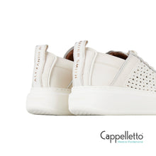 Carica l'immagine nel visualizzatore di Gallery, WEMBLEY Donna in Pelle Intrecciata Bianca 0075