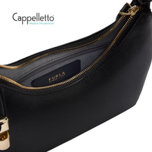 Carica l'immagine nel visualizzatore di Gallery, GOCCIA S Shoulder Bag Vitello Nero/Light Gold