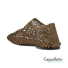 Carica l'immagine nel visualizzatore di Gallery, Ballerina Bijoux Militare/Caramello All Over Strass