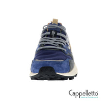 Carica l'immagine nel visualizzatore di Gallery, YAMANO 3 Sneaker Uomo Suede/Nylon Navy-anthracite