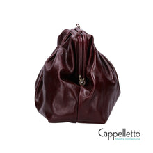 Carica l'immagine nel visualizzatore di Gallery, JANINE 3026 Borsa in Pelle Bordeaux