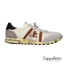 Carica l'immagine nel visualizzatore di Gallery, LUCY Sneaker Uomo Bianco/Cuoio 8189