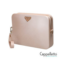 Carica l'immagine nel visualizzatore di Gallery, FLAT FLOWE 26 Borsa a Mano Light Tan/Gold