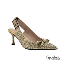Carica l'immagine nel visualizzatore di Gallery, SlingBack Glitter Gold