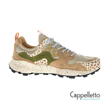 Carica l'immagine nel visualizzatore di Gallery, YAMANO 3 Sneaker UNI Cow Velour Beige Cognac