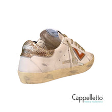 Carica l'immagine nel visualizzatore di Gallery, SUPRIME DS303 Sneaker Bianco/Bronzo