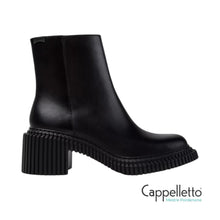 Carica l'immagine nel visualizzatore di Gallery, PIX LONDON Stivaletti Donna in Pelle Nera