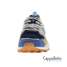 Carica l'immagine nel visualizzatore di Gallery, YAMANO 3 Sneaker Uomo Suede/Nylon Navy-Blu-Kaki
