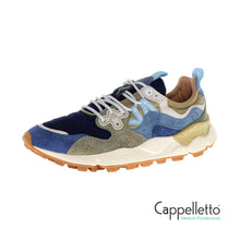 Carica l'immagine nel visualizzatore di Gallery, YAMANO 3 Sneaker Uomo Suede/Nylon Navy-Blu-Kaki