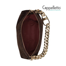 Carica l'immagine nel visualizzatore di Gallery, MICHELLE Borsa Small in Suede Dark Brown