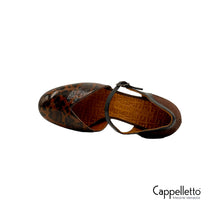Carica l'immagine nel visualizzatore di Gallery, YEDI Scarpa Cinturino Castano/Nero