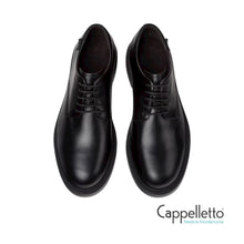 Carica l'immagine nel visualizzatore di Gallery, DEAN Derby Allacciato Nero da Uomo