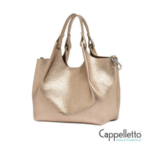 Carica l'immagine nel visualizzatore di Gallery, DUA Borsa Media in Pelle Mirage/Clay