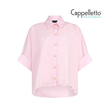 Carica l'immagine nel visualizzatore di Gallery, Camicia Oversize in Popeline Rosa Tulip CA6255