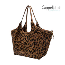 Carica l'immagine nel visualizzatore di Gallery, DUA Big Borsa in Pelle e Cavallino Lince/Cuoio