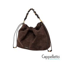 Carica l'immagine nel visualizzatore di Gallery, MORGANA Borsa in Suede Moka