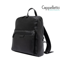 Carica l'immagine nel visualizzatore di Gallery, FLORENCE Zaino da Uomo in Pelle Nera 18270
