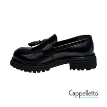Carica l'immagine nel visualizzatore di Gallery, Mocassino Donna BL35029 Old Crust Nero