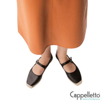 Carica l'immagine nel visualizzatore di Gallery, PEPA 250 Mary Jane Pelle Nera