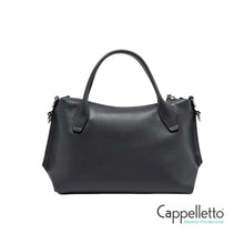 Carica l'immagine nel visualizzatore di Gallery, VIRGINIA Borsa in Pelle Nero