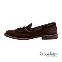 Carica l'immagine nel visualizzatore di Gallery, Mocassino Nappine Light Cachemire Moka 1185