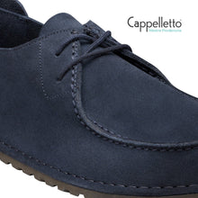 Carica l'immagine nel visualizzatore di Gallery, UTTI LACE Uomo Pelle Scamosciata Navy
