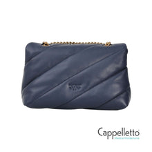 Carica l'immagine nel visualizzatore di Gallery, LOVE PUFF CLASSIC Sheep Nappa Blu Indaco/Gold