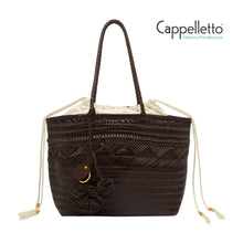 Carica l'immagine nel visualizzatore di Gallery, PALOMA Borsa in Pelle Intrecciata Choco