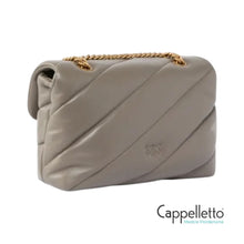 Carica l'immagine nel visualizzatore di Gallery, LOVE PUFF CLASSIC Sheep Nappa Grigio Asfalto/Gold