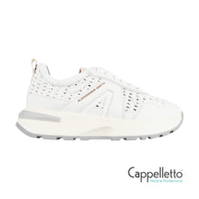 Carica l'immagine nel visualizzatore di Gallery, LIVERPOOL Donna in Pelle Bianca Intrecciata