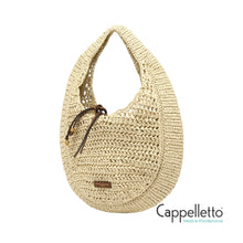 Carica l'immagine nel visualizzatore di Gallery, NEFELI Borsa Hobo in Raffia Corda