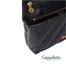 Carica l'immagine nel visualizzatore di Gallery, LOVE PUFF BIG Sheep Nappa Nero/Gold