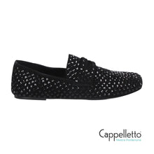 Carica l'immagine nel visualizzatore di Gallery, ELISE Mocassino Strass Nero