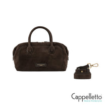 Carica l'immagine nel visualizzatore di Gallery, GEMMA Borsa in Suede Moka