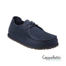 Carica l'immagine nel visualizzatore di Gallery, UTTI LACE Uomo Pelle Scamosciata Navy