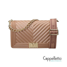 Carica l'immagine nel visualizzatore di Gallery, FLAT M Borsa a Spalla Moka Mousse/Gold