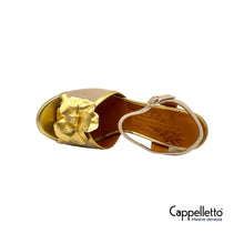 Carica l'immagine nel visualizzatore di Gallery, CATINA Sandalo Nude/Gold