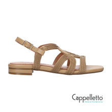 Carica l'immagine nel visualizzatore di Gallery, MELI Sandalo Flat Camel
