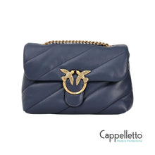 Carica l'immagine nel visualizzatore di Gallery, LOVE PUFF CLASSIC Sheep Nappa Blu Indaco/Gold