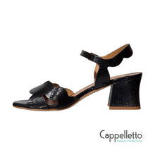 Carica l'immagine nel visualizzatore di Gallery, Sandalo D4612 Studio 54 Nero Tacco 50