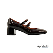 Carica l'immagine nel visualizzatore di Gallery, CARDIFF PUMP 50 Cinturini Vernice Marrone