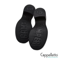 Carica l'immagine nel visualizzatore di Gallery, PIX LONDON Scarpa Derby Donna in Pelle Nera