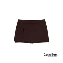 Carica l'immagine nel visualizzatore di Gallery, NOVALIS Pantaloncini/Minigonna in flanella Bordeaux