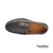Carica l'immagine nel visualizzatore di Gallery, Mocassino Uomo con Fascetta Pelle T.Moro