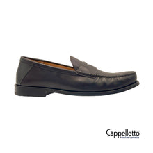 Carica l'immagine nel visualizzatore di Gallery, Mocassino Uomo con Fascetta Pelle T.Moro