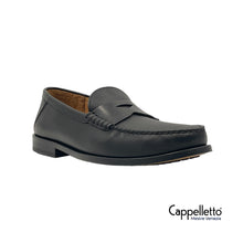 Carica l'immagine nel visualizzatore di Gallery, Mocassino con Fascetta Pelle Nera